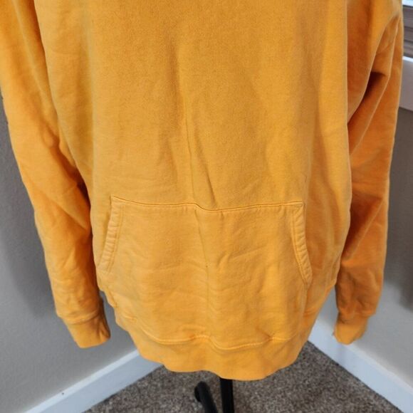 Bianca Chandon Yogi Pullover Hoodie Size XL Orange stars - Picture 4 of 16